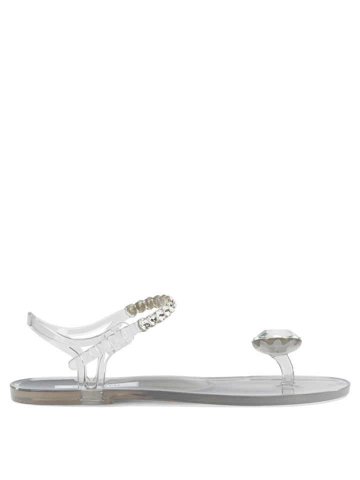 Menghi Iride Jelly Sandals - Silver | dad0a0ffdd2b52104d82e4ef82b9111a3e31c4d3