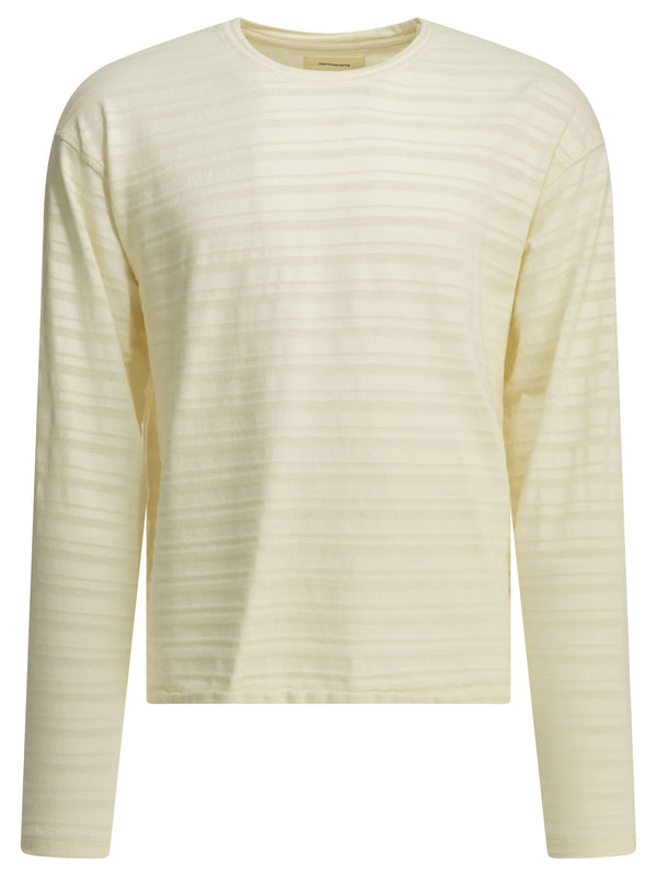 Knitted Crew Neck Sweater Knitwear White
