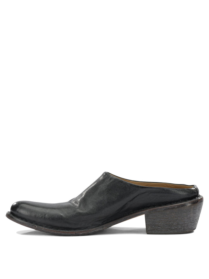 Moma 40mm Leather Sabot Sandals - Black | a8d491dfe651089bfbd2f5a4b6b48e6e56f88b88