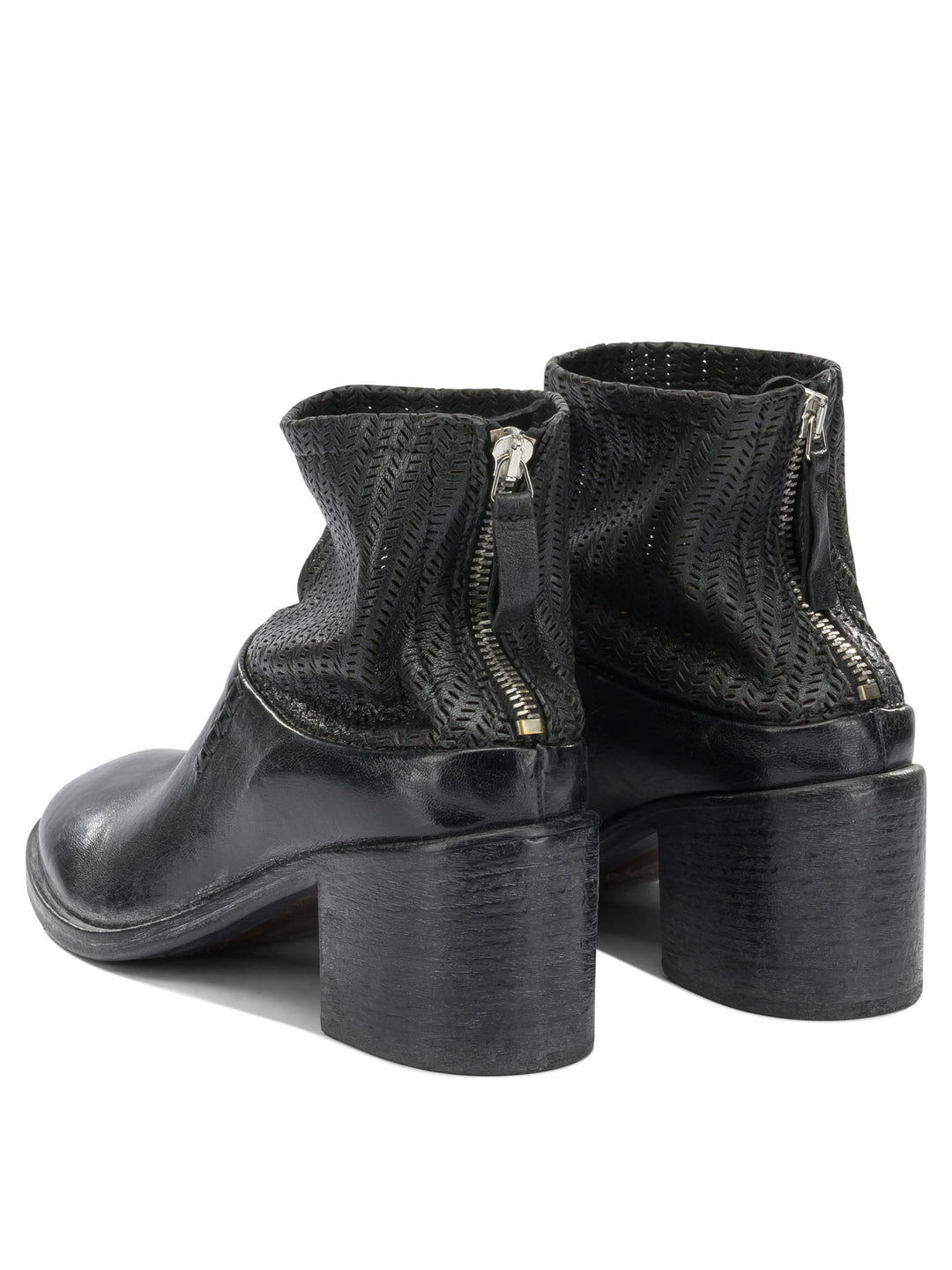 Moma 70mm Zippered Ankle Boots Boots and Ankle Boots - Black | e27ef9a3c08fb9fed919007b08e364f6359e7ea8