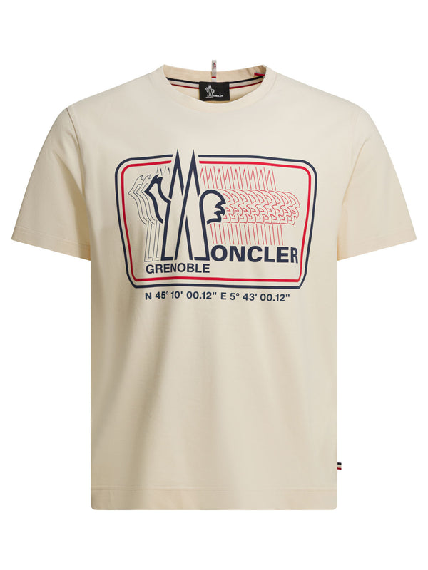 Crew-Neck T-Shirt With Logo Print T-Shirts White