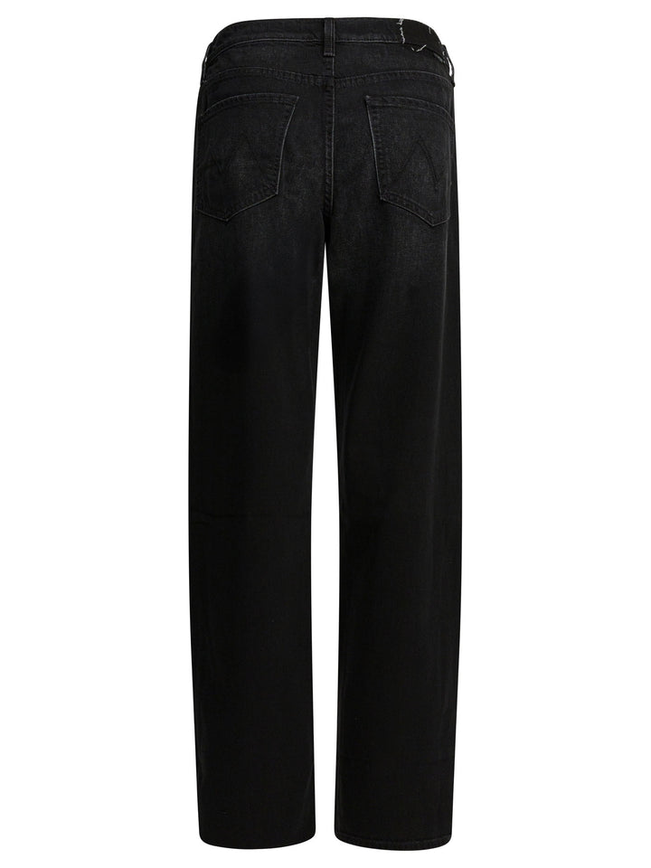 Mother Denim The Dodger Sneak Jeans - Black | 981e8ee80cd9600ad50774497100355e012294e2