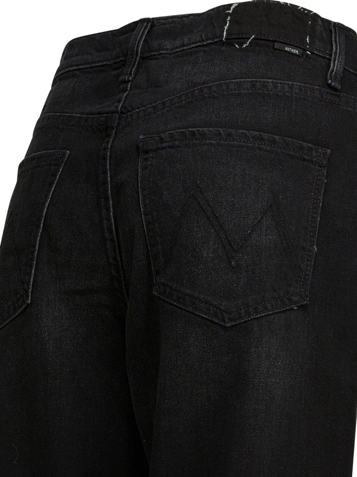 Mother Denim The Dodger Sneak Jeans - Black | ea3bfb5e25bd58ebdcaa2c9cd9729c2cce1edf92