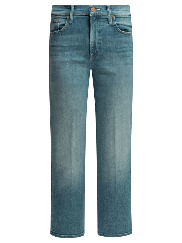 Straight-Leg Jeans Blue