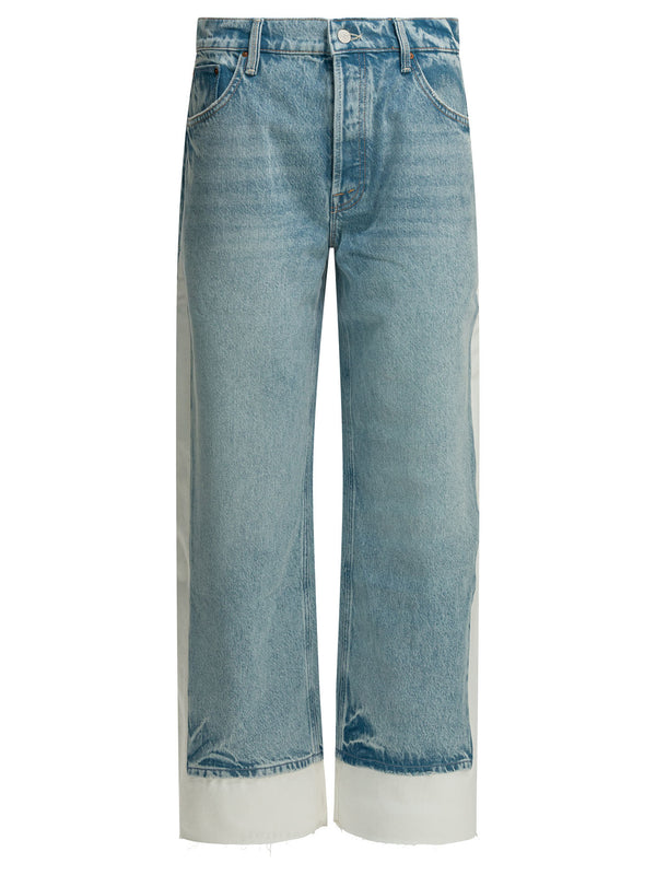 The Nachio Double Dip Nerdy Fray Jeans Light Blue