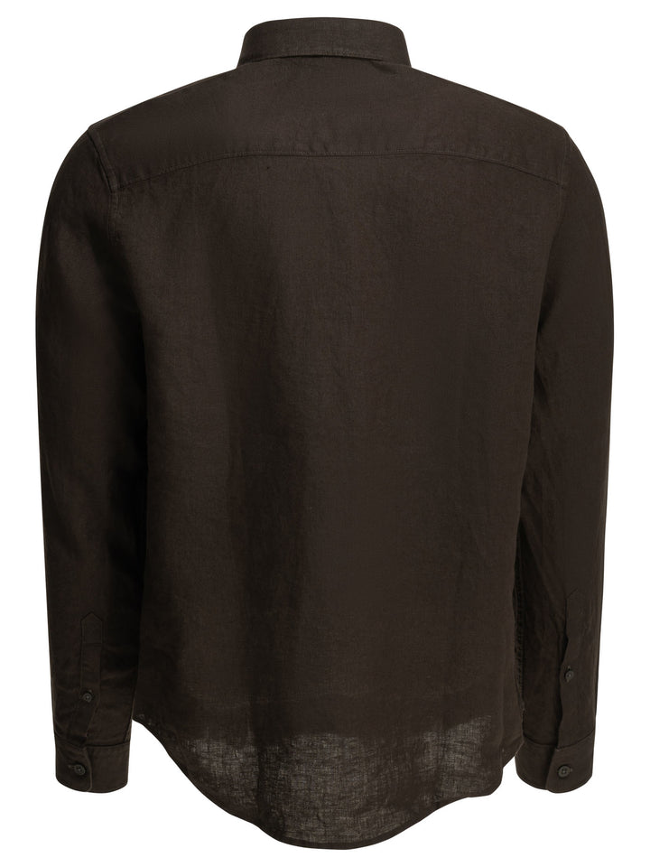 Nn.07 Enzo Shirts - Brown | 7677996db4de182aaca4cf83467b7e08dcf2b424
