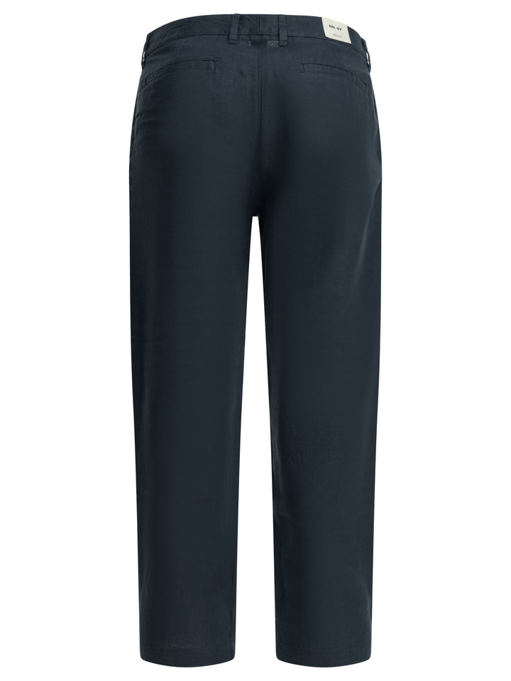 Nn.07 Aden Trousers - Blue | f22617de6c4052d07129bb5896e9bc084eb68a29