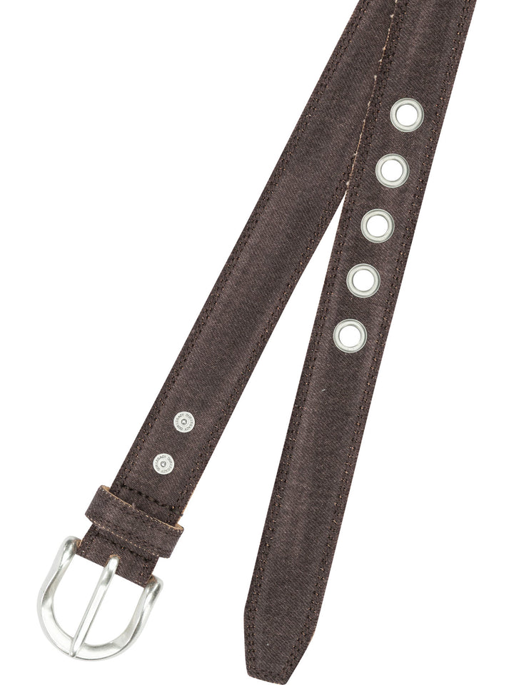 Our Legacy Denim And Leather Belt Belts - Brown | d84a04e9a8a7488f07bd79a327232a9913ee3842
