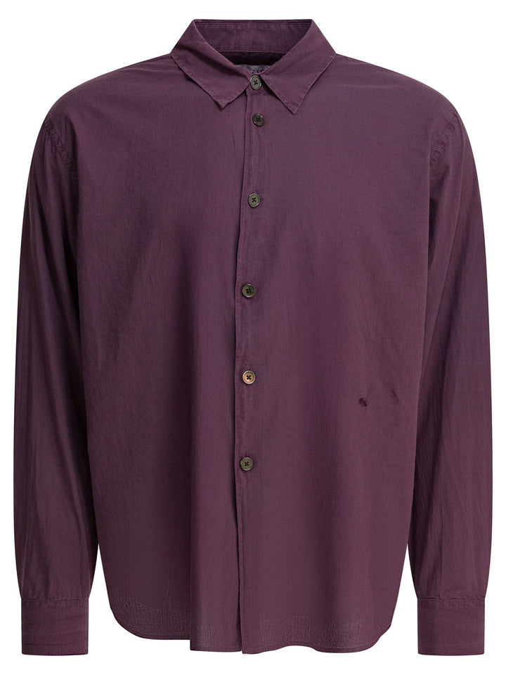 Our Legacy Cotton Shirt Shirts - Bordeaux | 93a7c25ab325701061f0ee5fe6c86acbb709e14b
