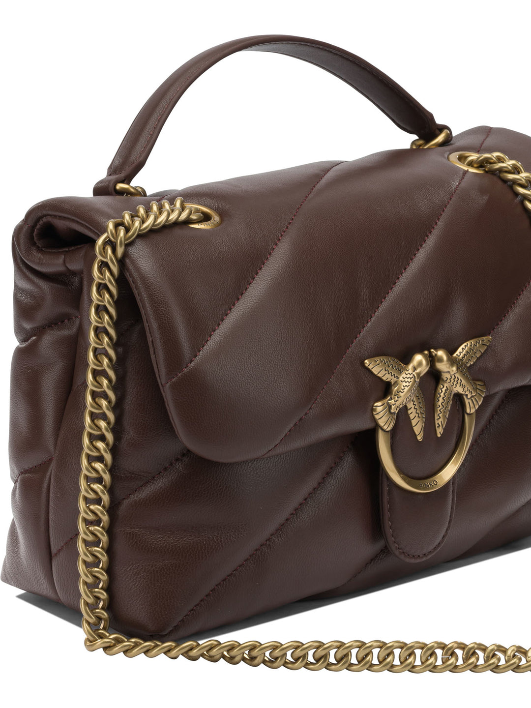 Pinko  Crossbody Bags - Brown | d67484f01fbf1ca67176fa702b6bbb9cb6caeb1c