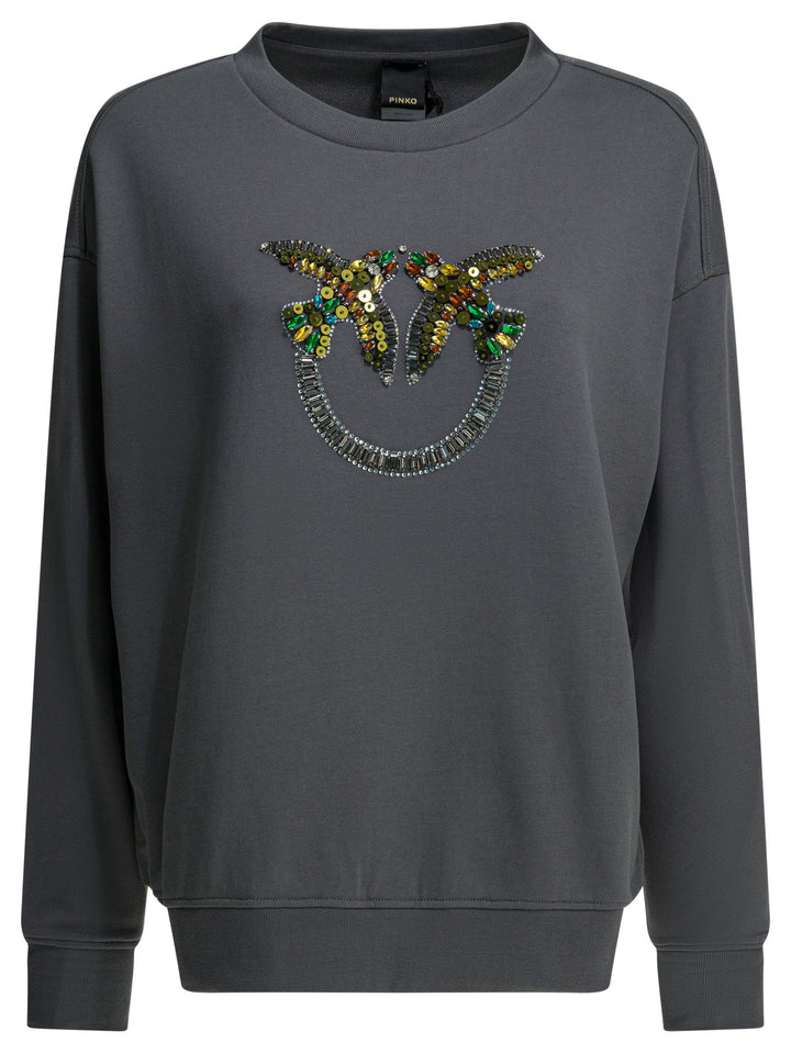 Pinko  Sweatshirts - Grey | 1eb22123f4b2b58a365b20ba9a5c4c87725d33fc