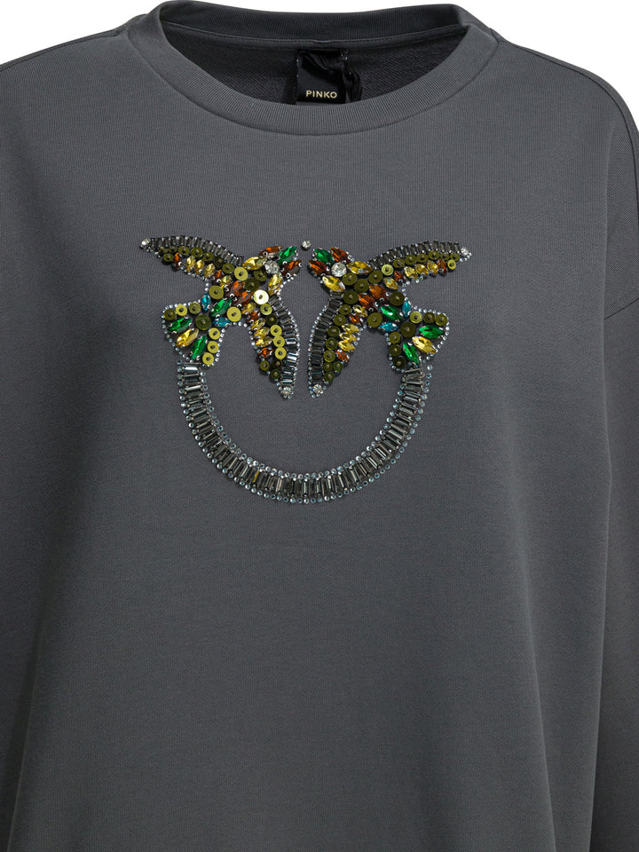 Pinko  Sweatshirts - Grey | 3944584d972f7608a210abbb3d9681bb0aaa8c9f