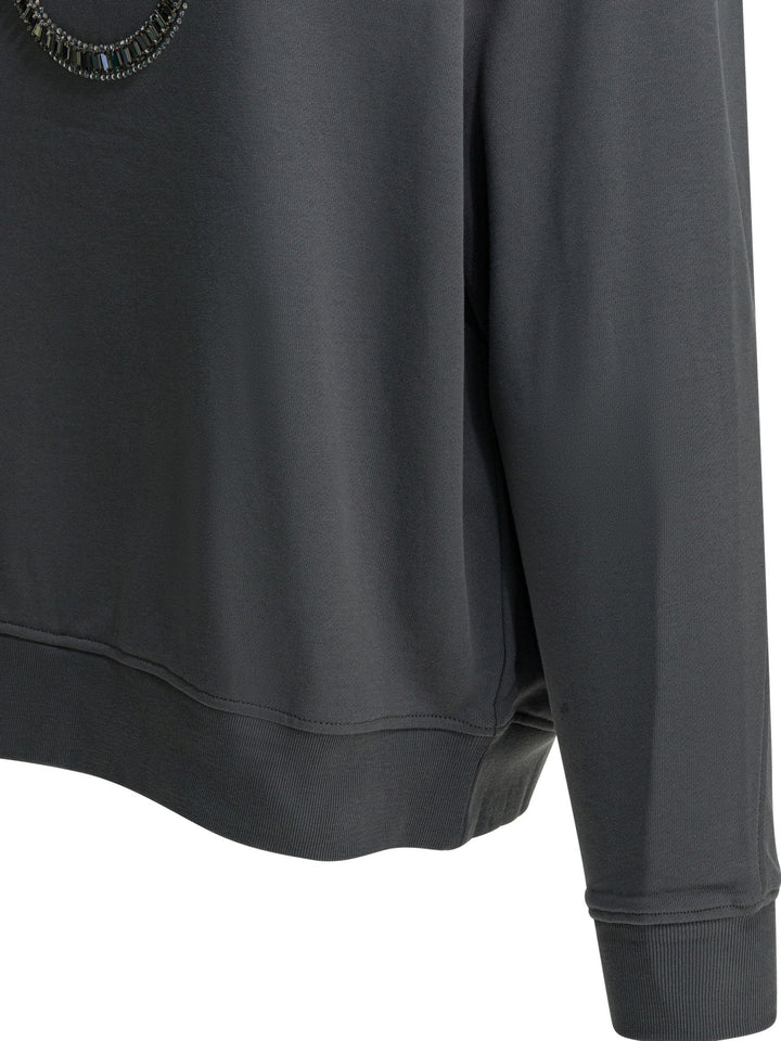 Pinko  Sweatshirts - Grey | ca6ca93803c0df67045ecad8aefce30c63c28f88