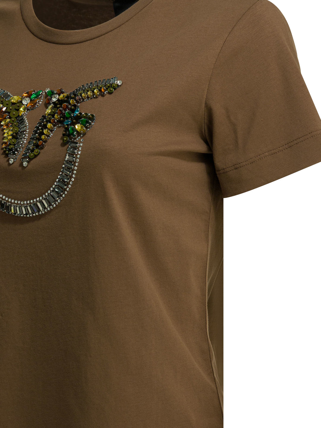 Pinko  T-shirts - Brown | 7cafade465f5a9930412683c5544b10b293f2c5b