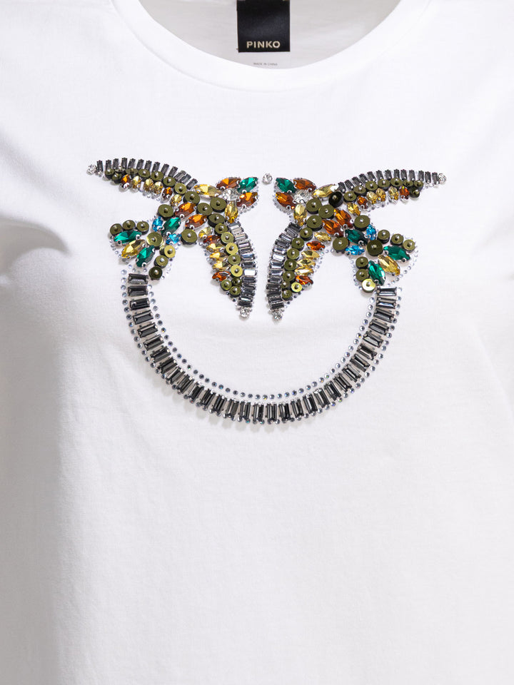 Pinko  T-shirts - White | 994365c0c01697ec193582bd61a2feb7e084f9bb