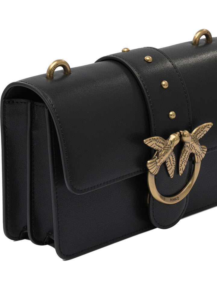Pinko  Crossbody Bags - Black | 5fa2a03bde561b40b8b097edb5596431e3b66e1f