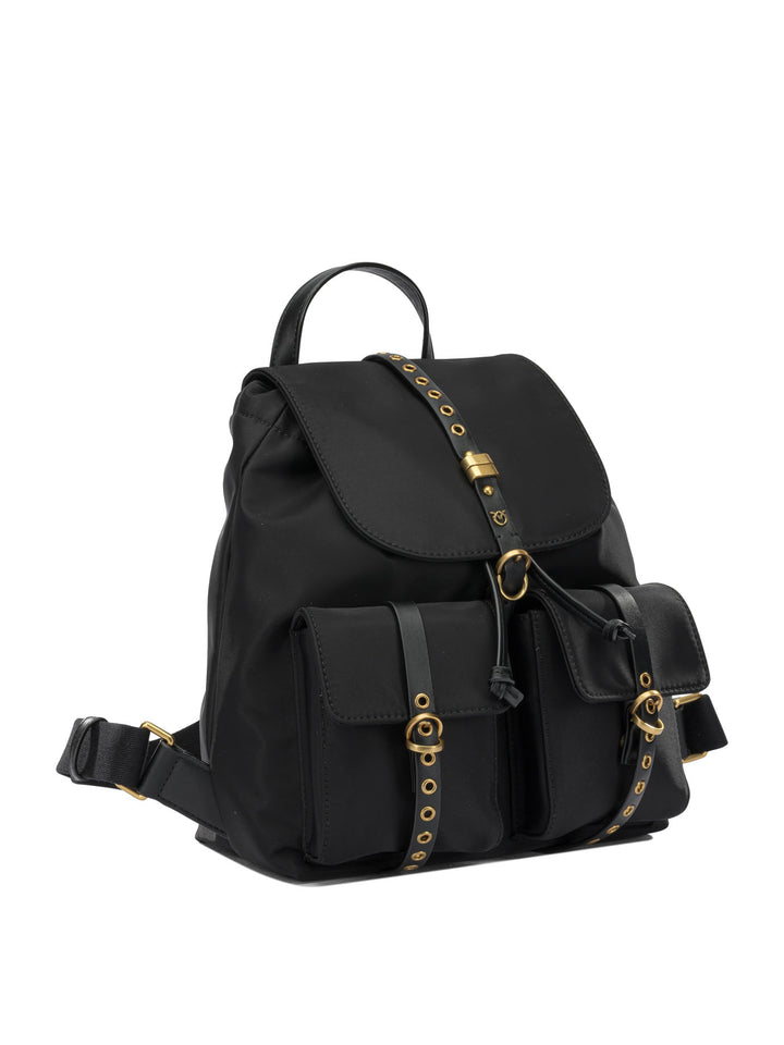 Pinko  Backpacks & Travels - Black | fa38b4b13855fdd1b12d1d2b23bd8dbe12797a03
