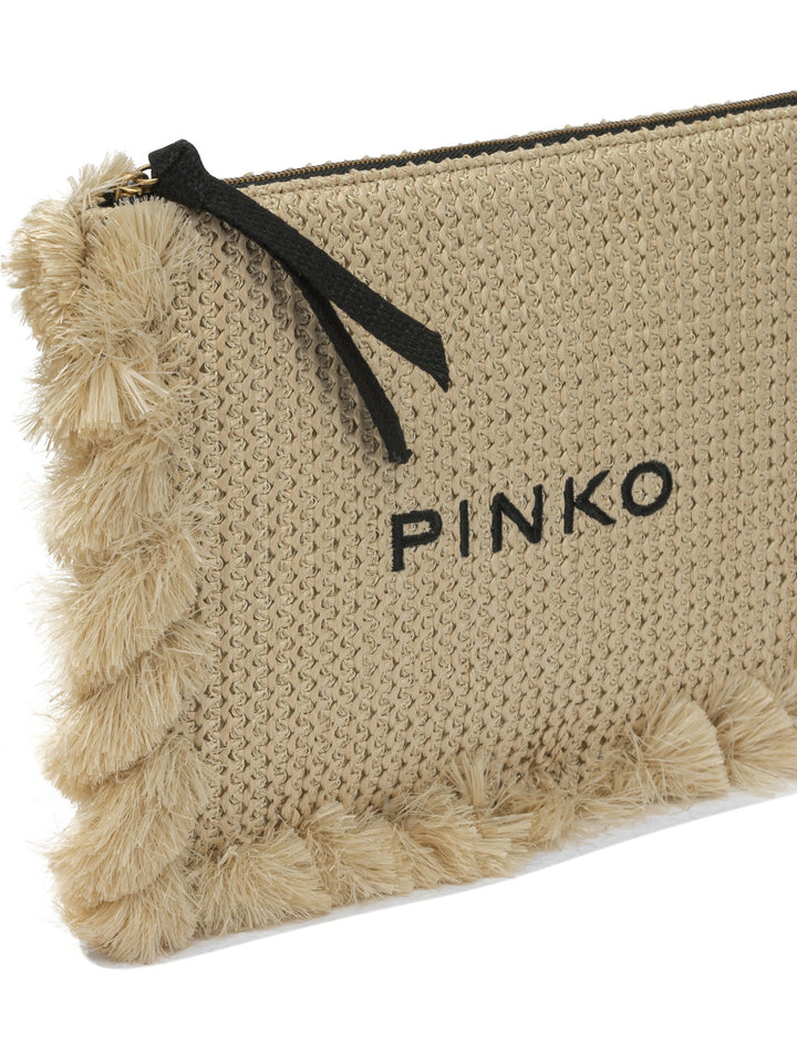 Pinko  Clutches - Beige | 32458b6c36ba37b5c5f1b4249189e2524bfcf72f