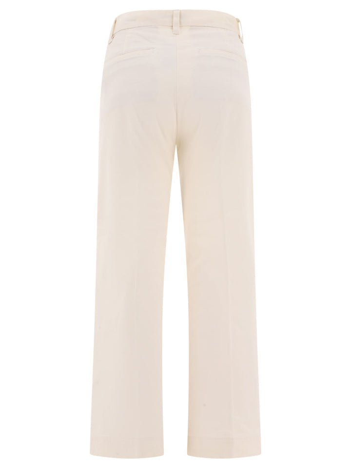 Polo Ralph Lauren Flared Chino Pants Trousers - White | f77d03f6634a8bd63b277a3977543cf0dac48015