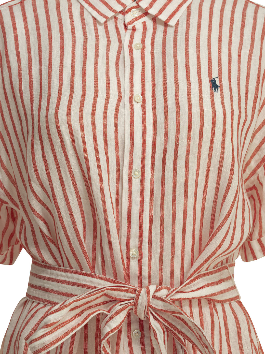 Polo Ralph Lauren Long Shirt Dress With Logo Dresses - Red | d342eade82fe600449bb227926cab99f4d141bf0
