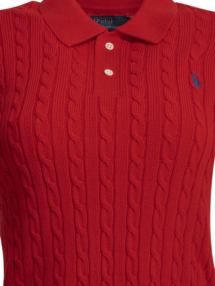 Polo Ralph Lauren Knitted Polo Shirt With Buttons Polo shirts - Red | c919565be3335bf08a2b916740a268d8fc08e8af