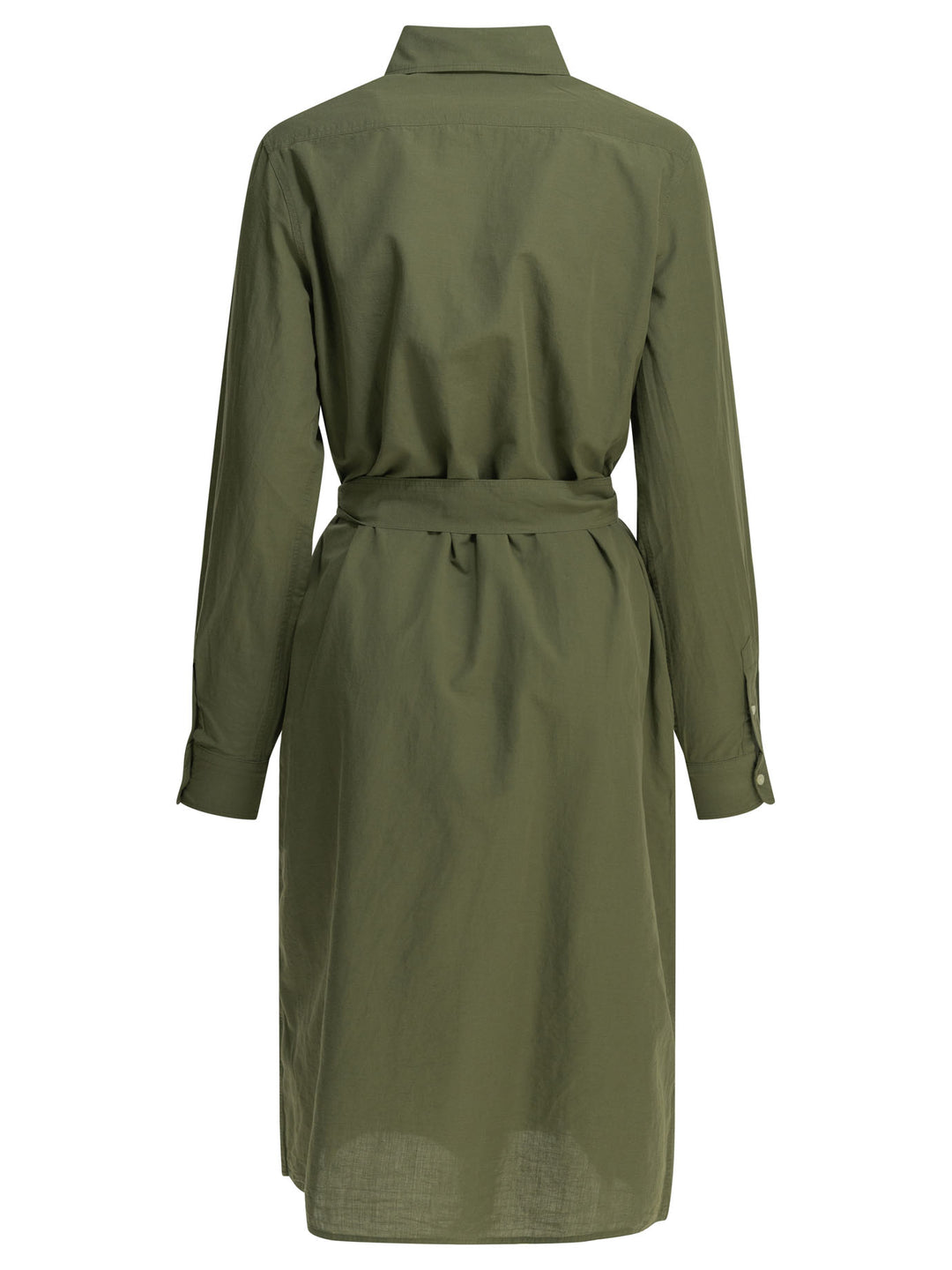 Polo Ralph Lauren Chemisier Midi Dress With Logo Dresses - Green | 11a11fb103260471a4fae35176acf26919b596bf