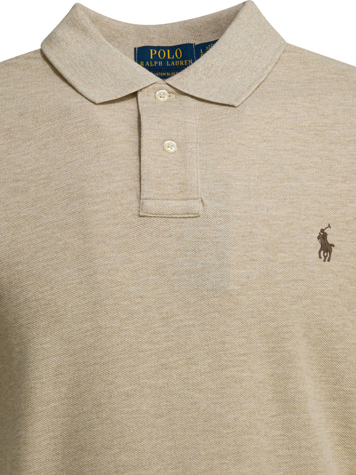 Polo Ralph Lauren Polo Shirt With Buttons And Logo Polo shirts - Beige | e427fec801f26a8fe3f1108a53309649021e8f71