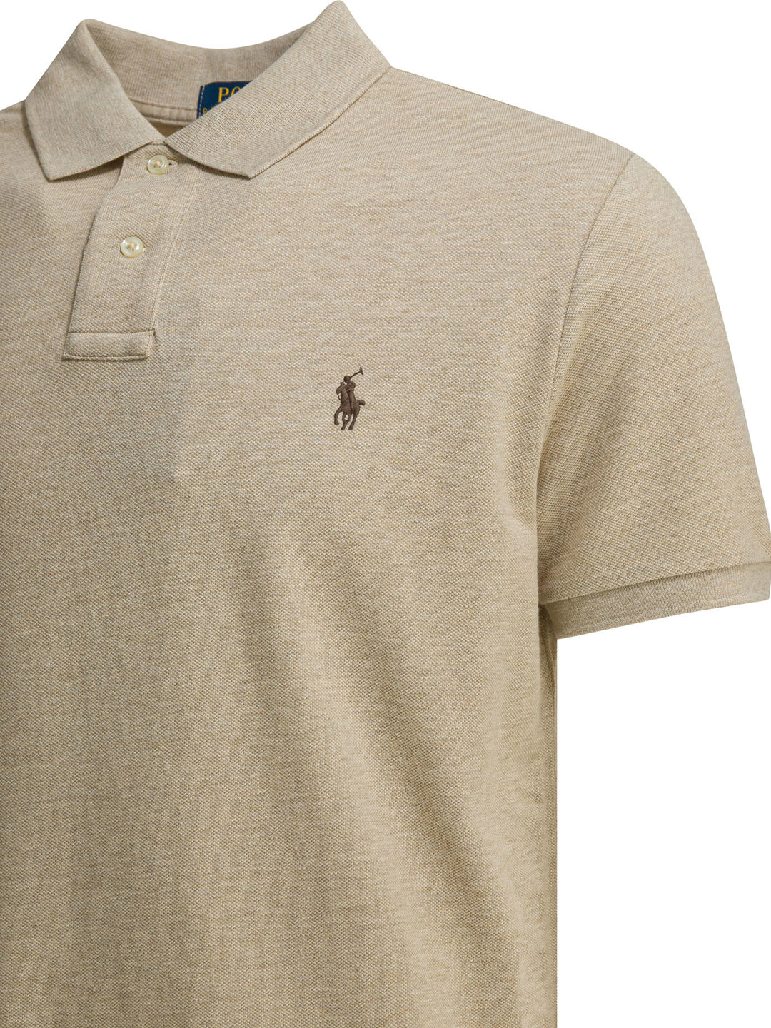 Polo Ralph Lauren Polo Shirt With Buttons And Logo Polo shirts - Beige | e7792fa33bb9093e8c08717a1dfd536cb76007fd