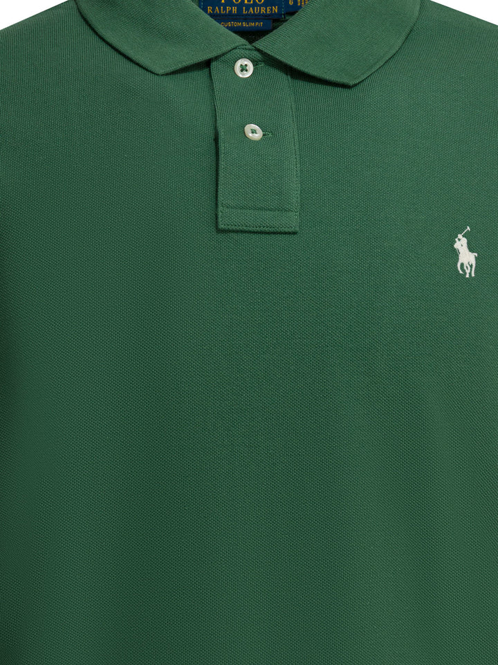 Polo Ralph Lauren Polo Shirt With Buttons And Logo Polo shirts - Green | 306ec4a28c02f7d612b359cc497f5809ec7cd96d