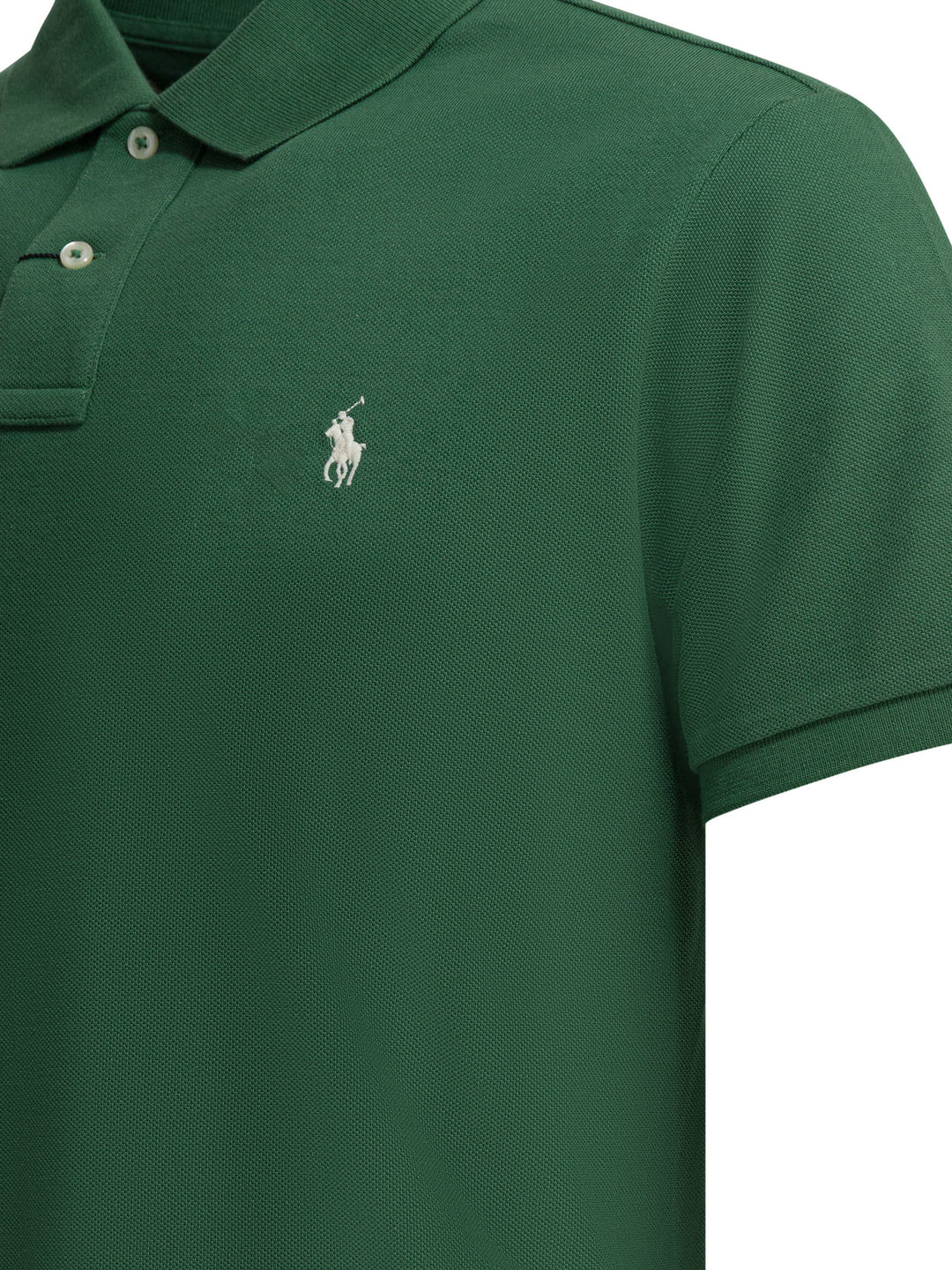 Polo Ralph Lauren Polo Shirt With Buttons And Logo Polo shirts - Green | 21b19beabcdf4de848593f0ef08829ee88ce49b8