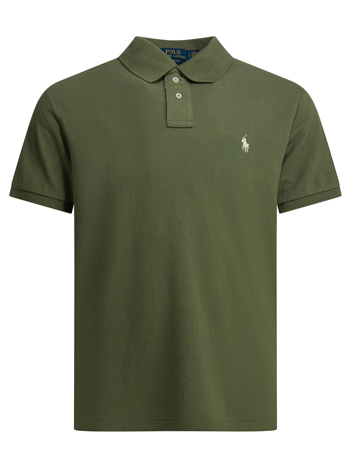 Polo Ralph Lauren Polo Shirt With Buttons And Logo Polo shirts - Green | 1223873e66ef937ad79a97b1166ac2e6a2643be9