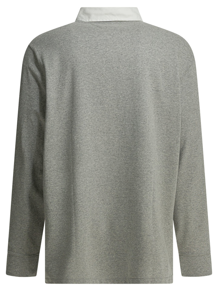 Polo Ralph Lauren Polo Shirt With Buttons And Logo Polo shirts - Grey | 296d2b0d3f9e82fa0352471e61d435eae54fba23