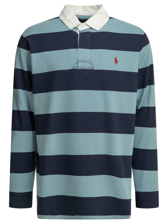 Polo Shirt With Buttons Polo Shirts Blue