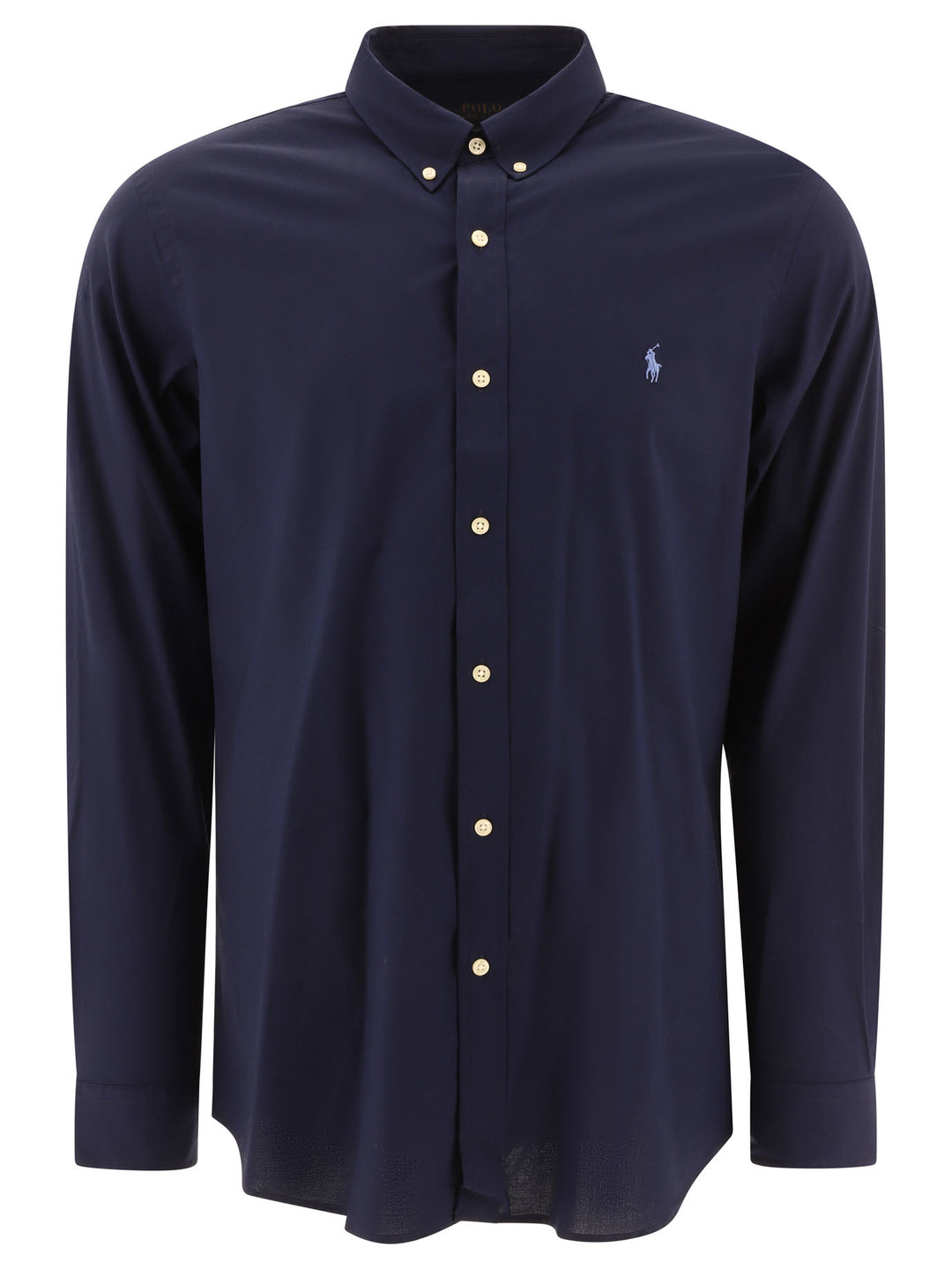 Polo Ralph Lauren Casual Slim-Fit Stretch Shirt With Logo Shirts - Blue | 9b6fad4103579cc10d967e6b5b470de12ad56dad