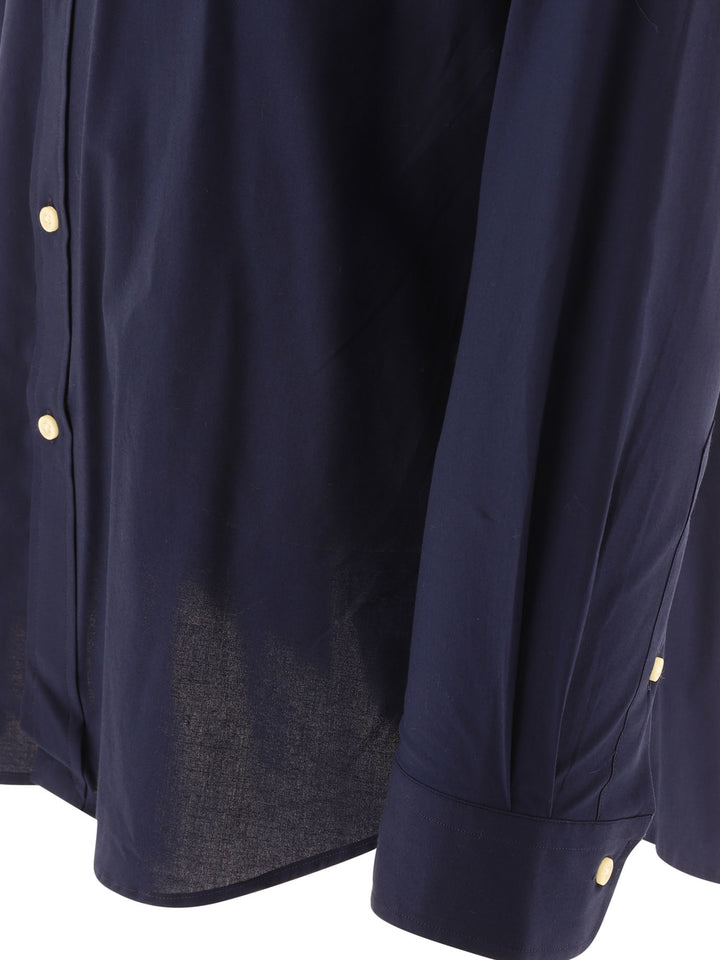 Polo Ralph Lauren Casual Slim-Fit Stretch Shirt With Logo Shirts - Blue | f3ef455375d35ab983c2eae051425f25172c2332