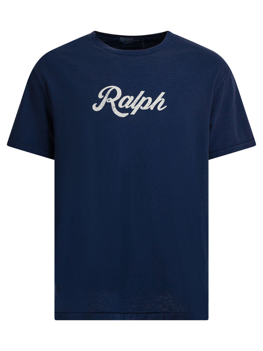T-Shirt With Logo T-Shirts Blue