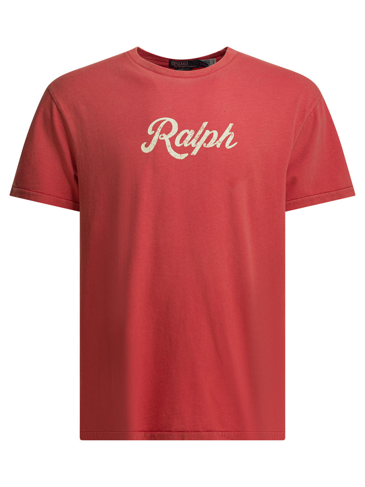 Polo Ralph Lauren Crew-Neck T-Shirt With Logo T-shirts - Red | e64ddda440bc49ad0434b5e7a22960b8629f1bfa
