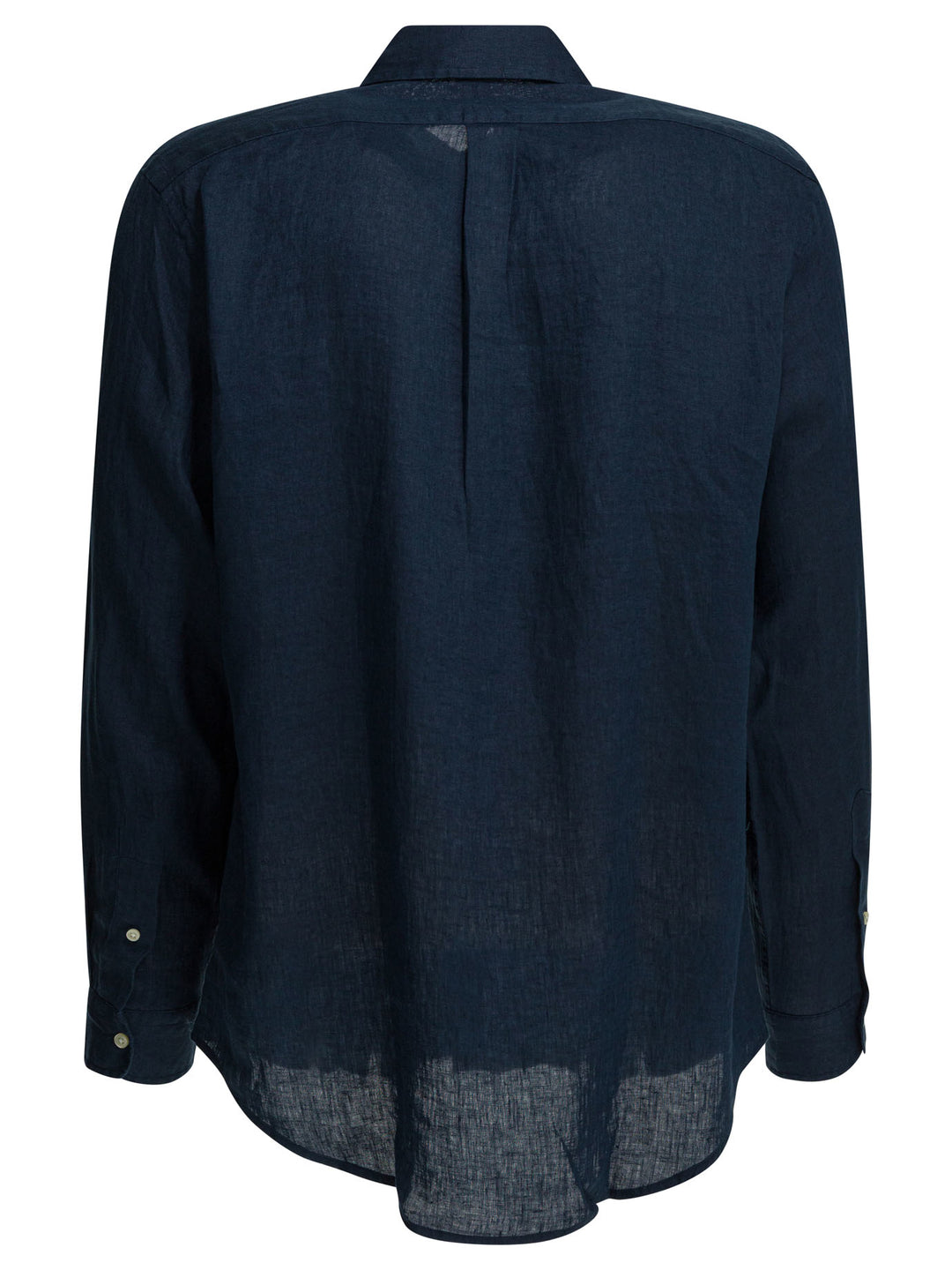 Polo Ralph Lauren Linen Shirt With Logo Shirts - Blue | c0a487f7833b23270c3c277615e46d668e2bf463