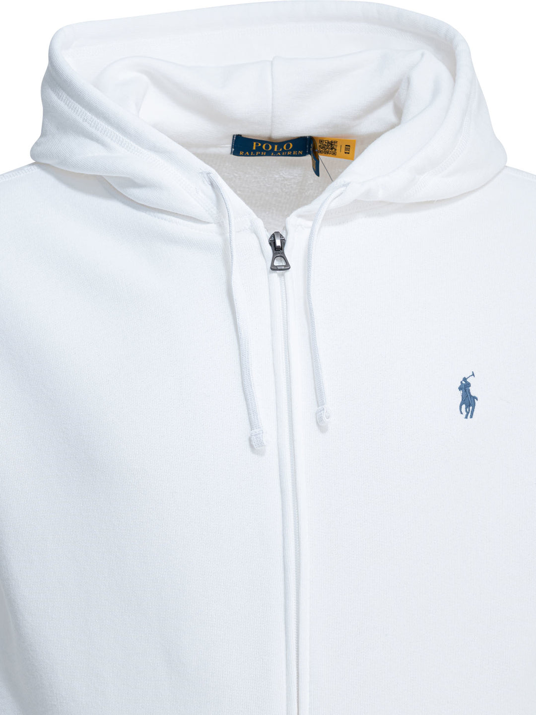 Polo Ralph Lauren Full Zip Sweatshirt With Logo Sweatshirts - White | fa38f3a39f6e36f482df752fd0f83dd09c2776b7
