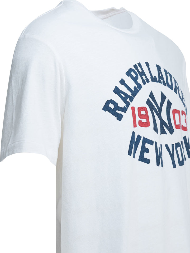 Polo Ralph Lauren Polo Raplh Lauren X New York Yankees T-shirts - White | 23e168a05c4c73b4a9f3b0ecd62e85e293bd5ea6