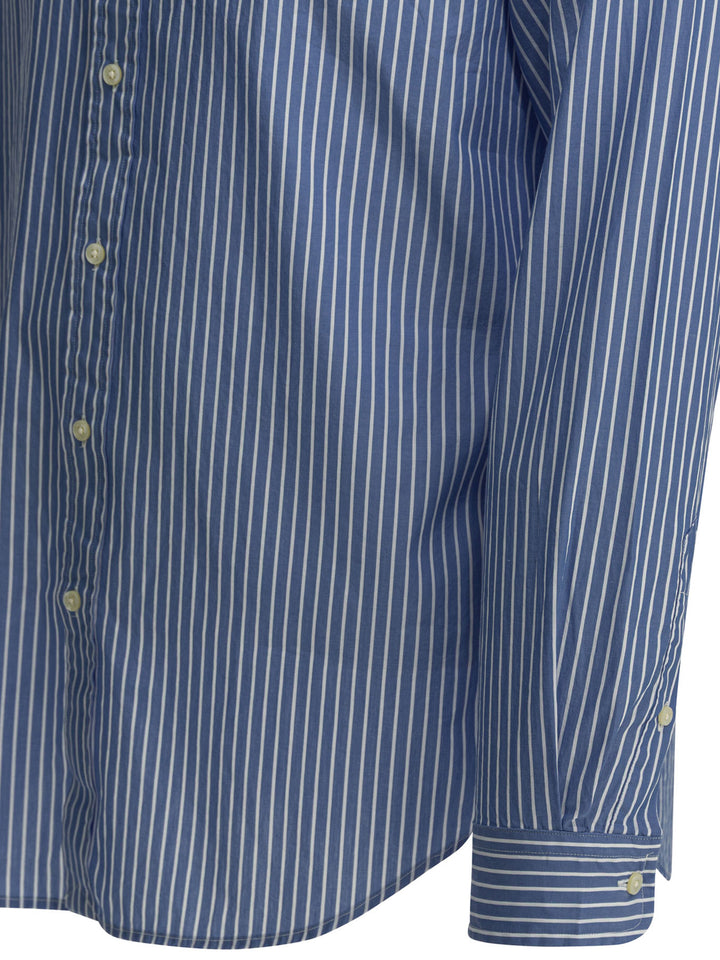 Polo Ralph Lauren Casual Shirt With Logo Shirts - Blue | f2ffe72046106cfea97d28d47f565c19b66df4cc