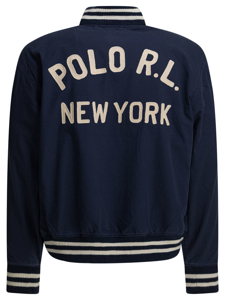 Polo Ralph Lauren Bomber Jacket With Logo Jackets and Coats - Blue | 0117e047b5b7b1980b0a8b3ecb8594ec45096ac6