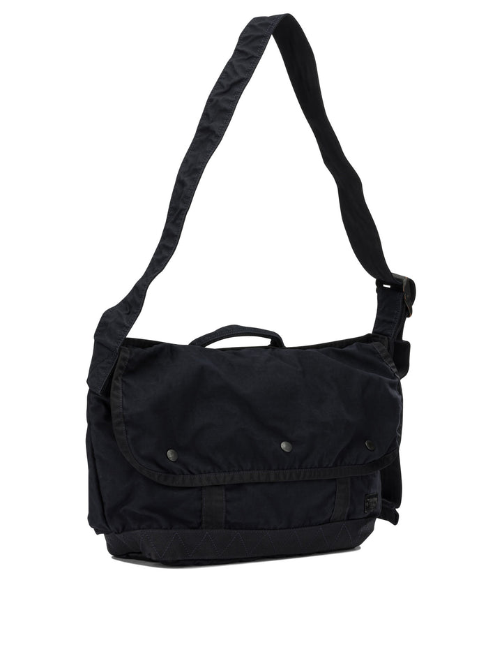 Porter-Yoshida & Co Crag Messenger Shoulder Bags - Blue | c5e045b34e7980eb82682eb3bc28e98ee58ada7a