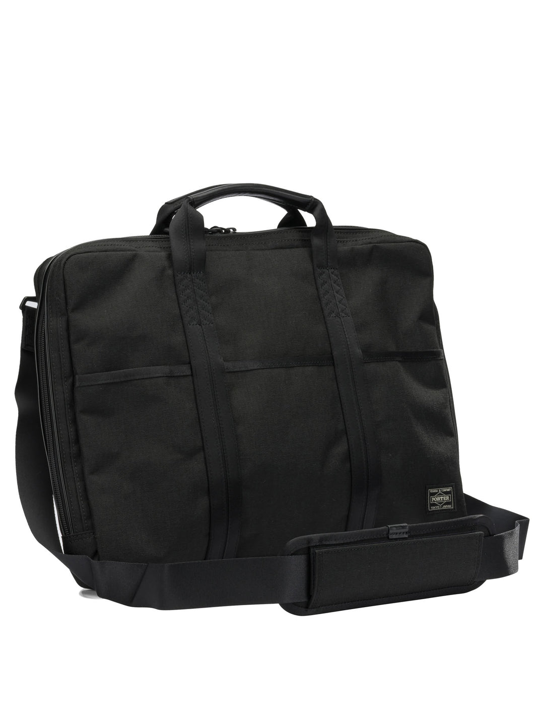 Porter-Yoshida & Co Hibrid 2way Handbags - Black | 35cbed2b73258416c3c5512c1e048aea53a688b1