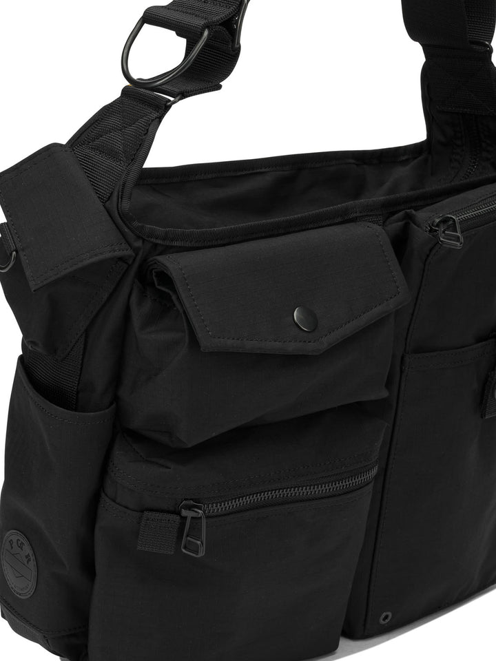 Porter-Yoshida & Co Dissection Shoulder Bags - Black | f1ec33f71b5cbd54af9e49059d01ccb42068f0f6