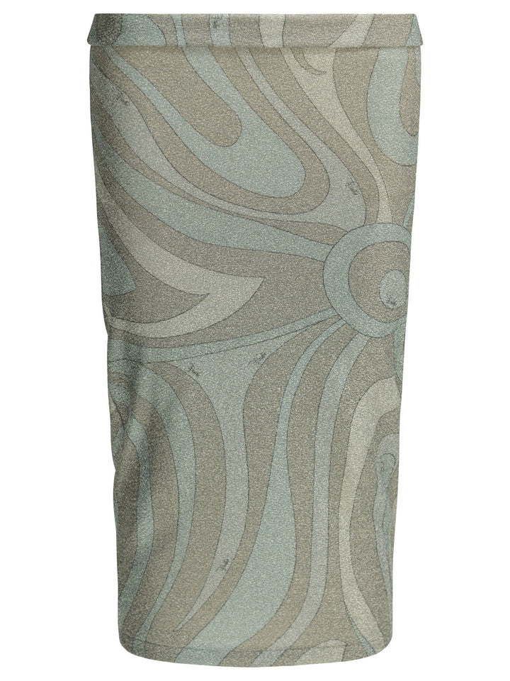 Pucci Marmo Lamé Skirts - Silver | 2eba26957cbc0347e12f4f58fbde63538f4c6233