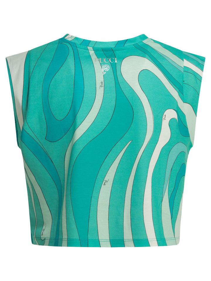 Pucci Marmo Tops - Light blue | 02cd29ac67da79f64a4531652430f7f0b64fbdeb