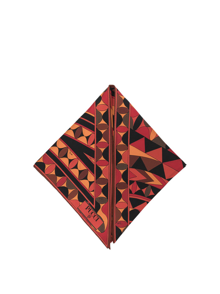Pucci Manuba Sciarpe & Foulard - Orange | 765025d12d56ed7f3eda8cf0eb3d8dc6a628f6e3