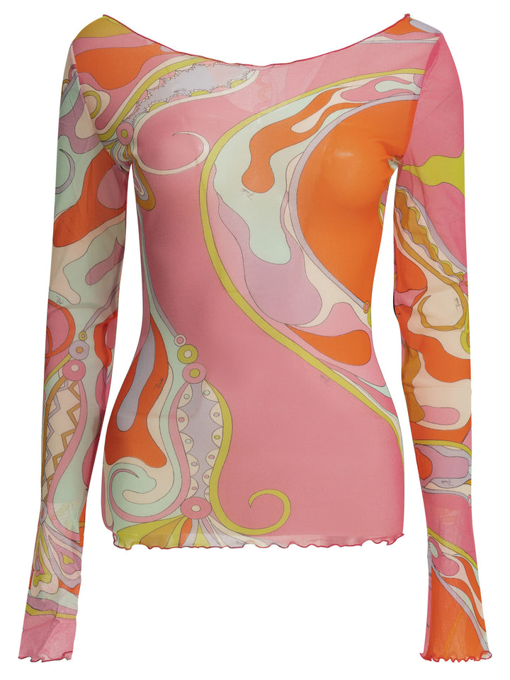 Pucci Orchidee Tops - Multicolor | 01066c944b426f874f630ecb0f00da02c692731d