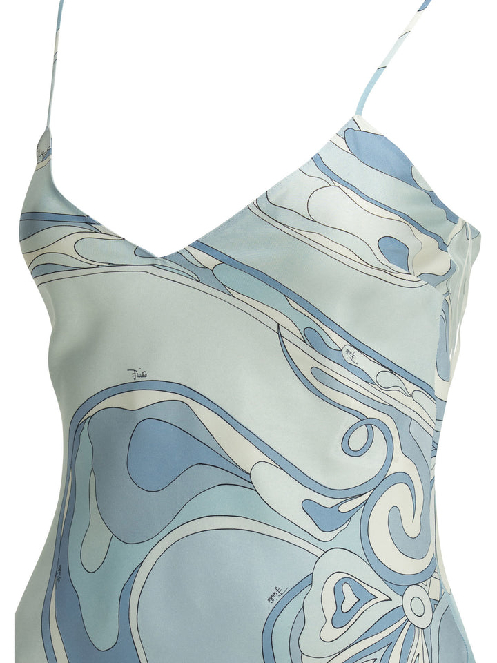 Pucci Orchid Dresses - Light blue | a9f8ea04950602e4722b048ae5166a9eb9b54938